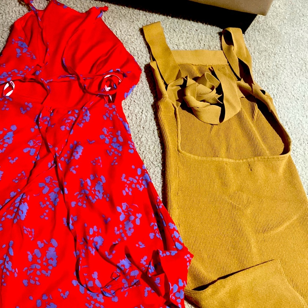 Open back dresses